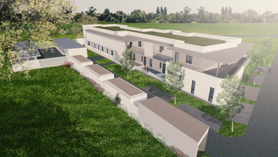 Wohnen in den Murauen-3D-Grafik